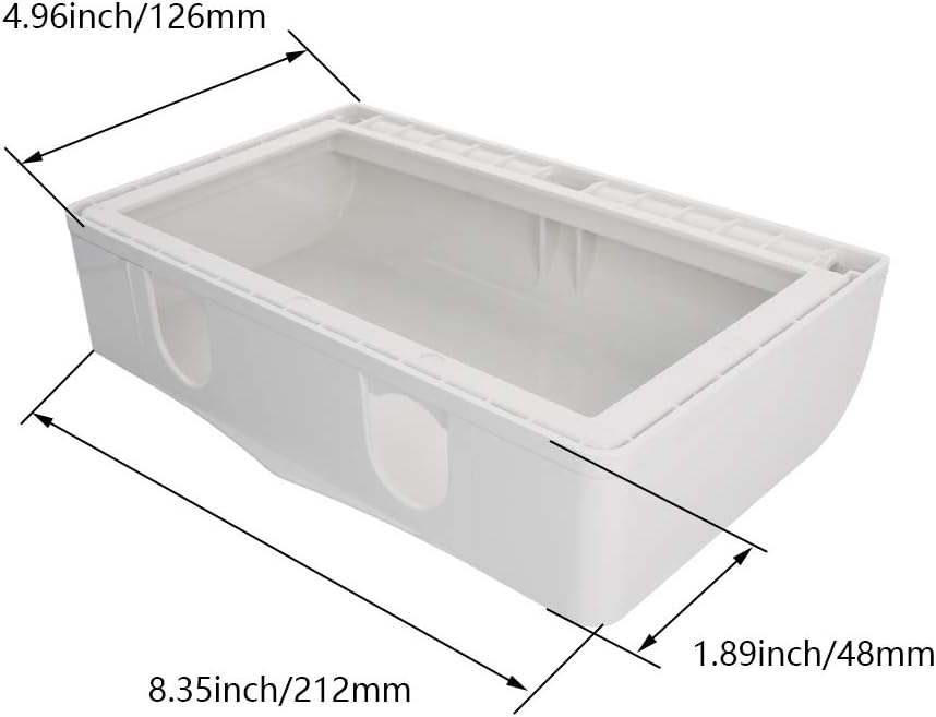 Fielect Weatherproof In Use Outdoor Outlet Cover 86Type Clear Electrical Outlet Cover Box 5" x 8.4" x 1.9"