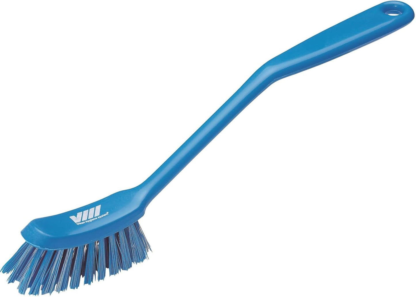 Vikan - Fine Dish Brush - Heavy-Duty, Narrow, Slip-Resistant Cleaning Brush, Polypropylene, Polyester Bristle, 11 Inch, Red, (42874)