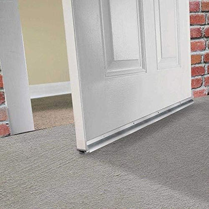 Frost King U37H Drip Cap Door Bottom 1-3/4-Inch by 36-Inch, Silver