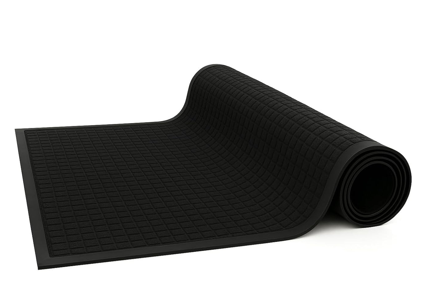 Guardian WaterGuard Indoor/Outdoor Wiper Scraper Floor Mat, Rubber/Nylon, 3'x4', Grey