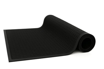 Guardian WaterGuard Indoor/Outdoor Wiper Scraper Floor Mat, Rubber/Nylon, 3'x4', Grey