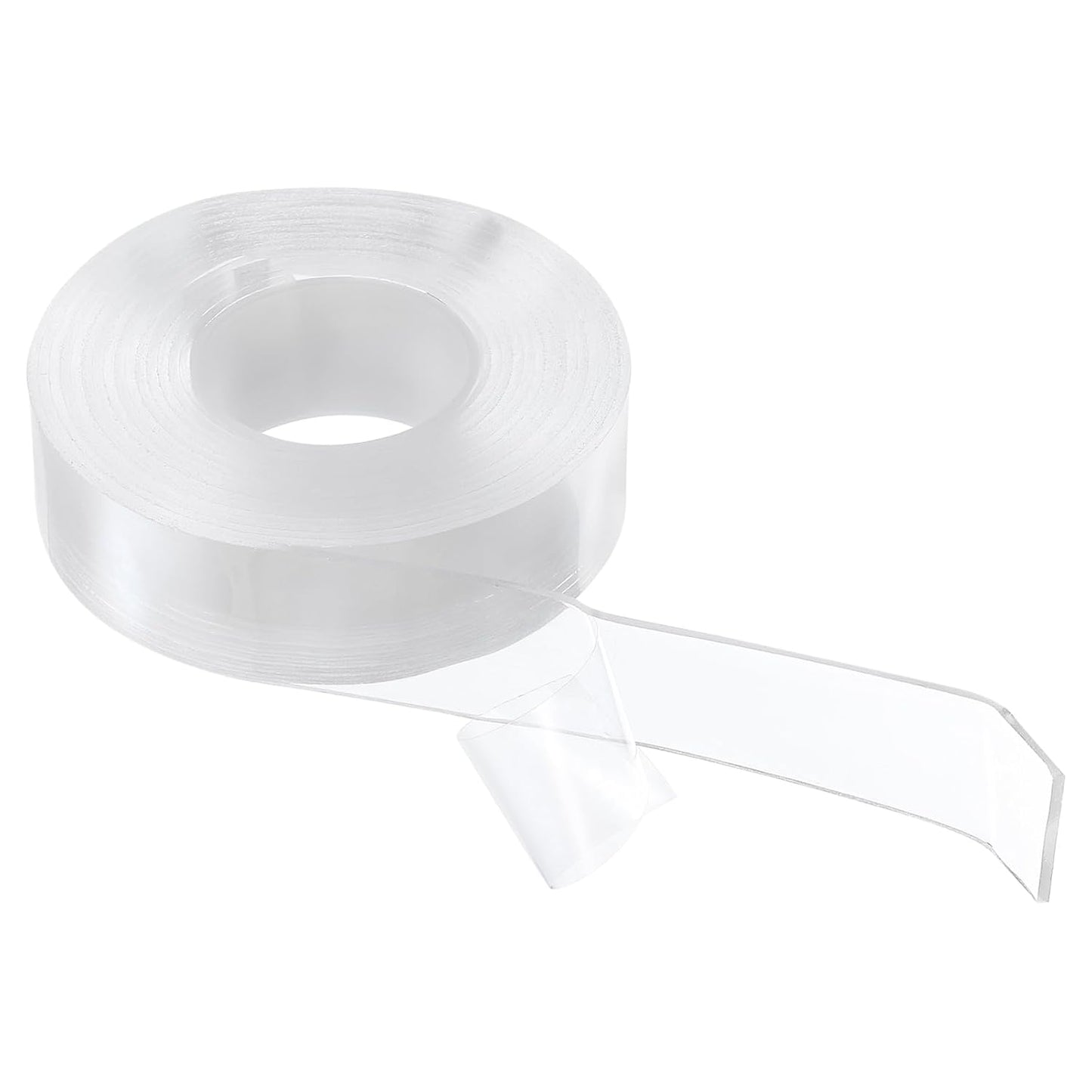 HARFINGTON Double Sided Nano Tape 10FT x 2" x 0.04" Multipurpose Removable Clear Mounting Tape Washable Waterproof Picture Hanging Adhesive Strips for Walls Carpets Posters Decor