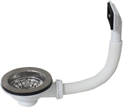 Talea Kitchen Sink 3.2-Inch Basket Strainer Drain Waste with Overflow