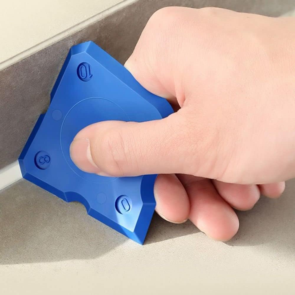 5pcs Silicone Caulking Tools Set Kit Sealant Finishing Tool Grout Scraper for Kitchen Bathroom Floor Window Sealant Sealing Sink Joint, Reuse and Replace