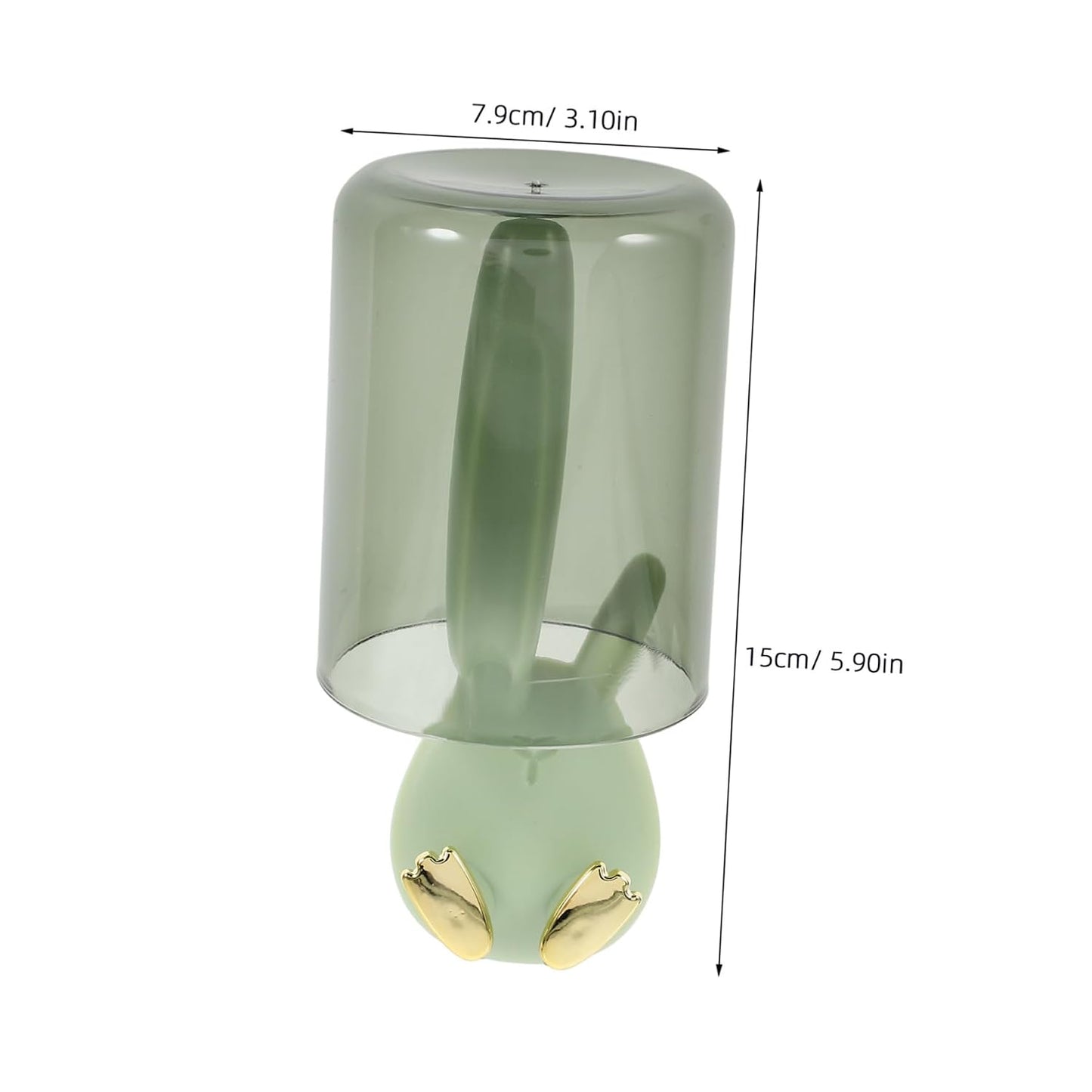 Zerodeko Wall-Mounted Toothbrush Holder with Cup and Cover Easy Installation Bathroom Organizer for Toothbrushes and Cups Space-Saving Design for Home and Dorm Use