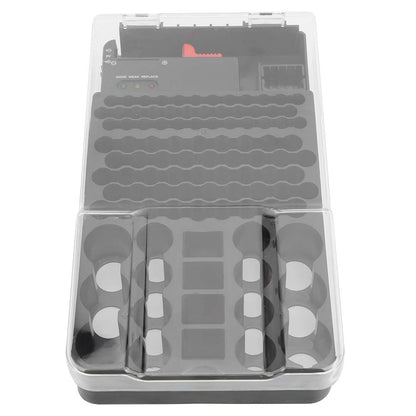 Multifunctional 104 Grids Battery Organizer Case with Tester - Store AAA, AA, C, D, 9V & Button Cells