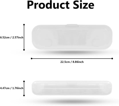 Newly upgraded toothbrush travel case, suitable for Oral-B/Oral-B Pro/Philips Sonicare/Aquasonic toothbrush, travel electric toothbrush box(black)