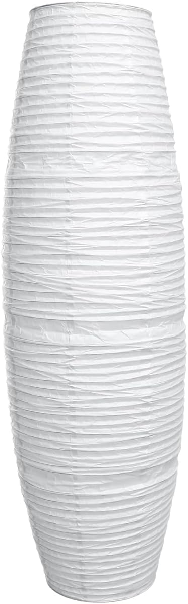 Uonlytech Paper Floor Lampshade Light Accessories: Diploma Floor Lamp Shield Japanese Style Standing Lamps for Living Room Contemporary Floor Lamp Cover