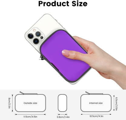 Earbud Case, RISETECH Hard EVA Earphone Carrying Case Holder Headphone Small Pouch Electronic Organizer Travel Bag for EarPods, Airpods, Beats Flex, Bose Wireless Wired Earbuds, USB Flash Drive -Red