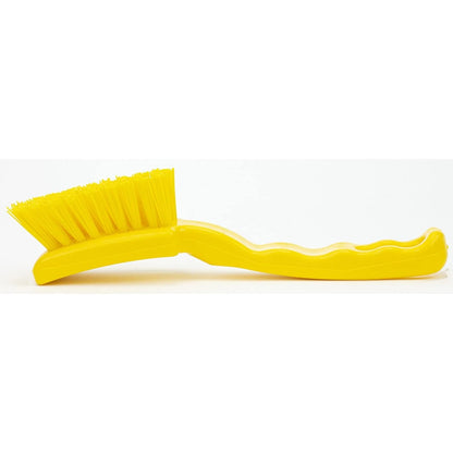 SPARTA 41395EC09 Plastic Scrub Brush, Detail Brush, Kitchen Brush With Hanging Hole For Cleaning, 7 Inches, Green
