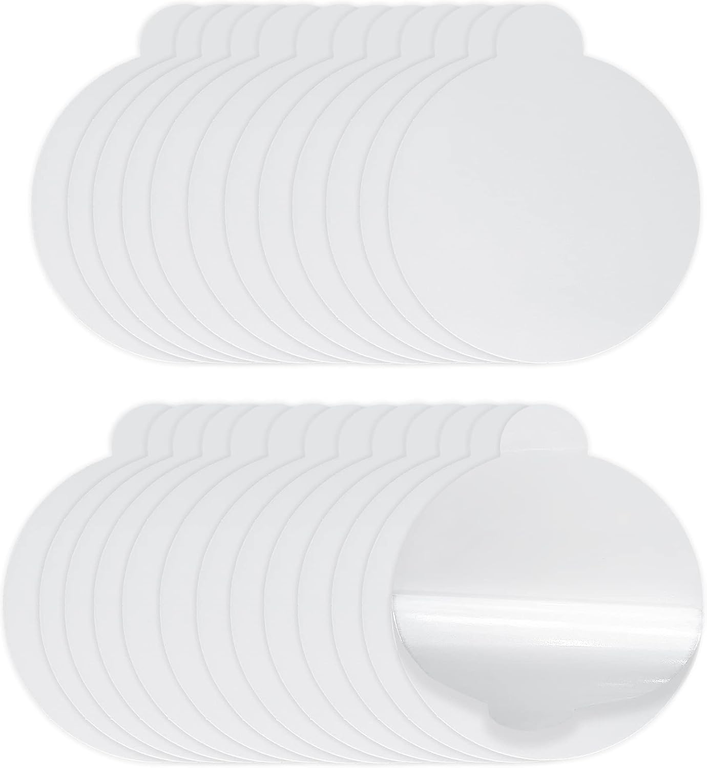 24 Pcs Refill Glue Boards 4.3 Inches Sticky Glue Pads for Katchy, Fenun, Dunaga, and Fvoai Zap H3 M3 Pro Indoor Insect Fly Mosquito Trap Bug Catcher Mosqusito Lamp