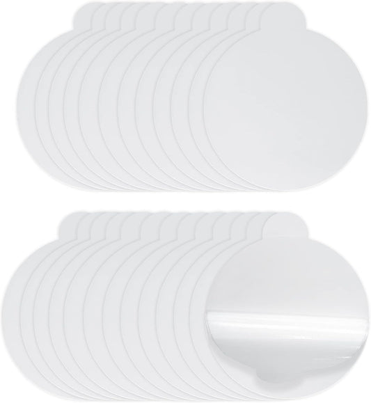 24 Pcs Refill Glue Boards 4.3 Inches Sticky Glue Pads for Katchy, Fenun, Dunaga, and Fvoai Zap H3 M3 Pro Indoor Insect Fly Mosquito Trap Bug Catcher Mosqusito Lamp