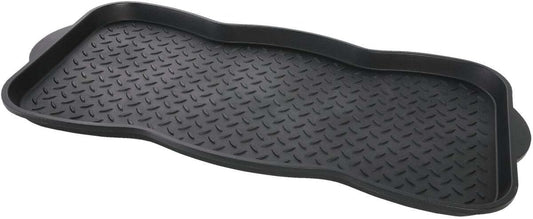 Kohler 15x30 Black Recycled Plastic Contoured Boot Tray - 1 Each