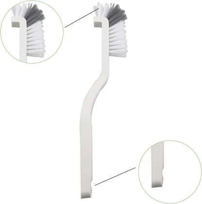 5PCS Cleaning Dish Scrubbing Brush Kitchen Sink Bathroom Brush Dishwasher Edge Grouting Deep Cleaning Brush with Stiff Bristles for Cleaning Window Recesses Shutters Sliding Doors