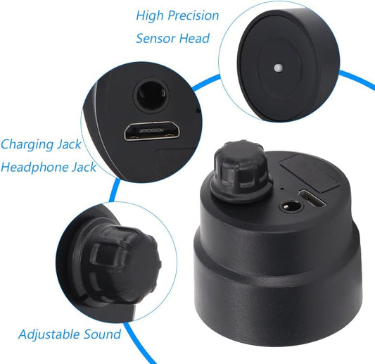 Tiiyee Water Leakage Detection, Wall Pipe Leak Detector Underground Monitor | High Sensitive Sound Intensifier Device with Earphone Deep Pipe Listening for Home Kitchen Bathroom Basement Laundry Leaking