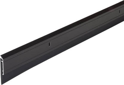 M-D Building Products 68247 All Season Aluminum Door Sweep for Bottom of Door, Heavy Duty Rubber Seal, Exterior & Interior Weather Stripping Bottom Door Seal, Commercial & Residential, (Silver, 36in)