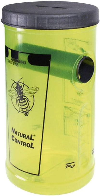 SWISSINNO Wasp Trap Control Secret - Reusable Outdoor Wasp Catcher for Gardens, Patios and Camping - Easy to Use and Clean - Includes Hanging Cord - 1 Trap