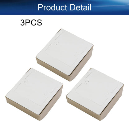 Heyiarbeit Weatherproof Cover Plug in Use Outlet Receptacle Protector 3.86"x4.33"x1.69"(LxWxH) for Retrofit Siding Construction 86 Type White 1Pcs