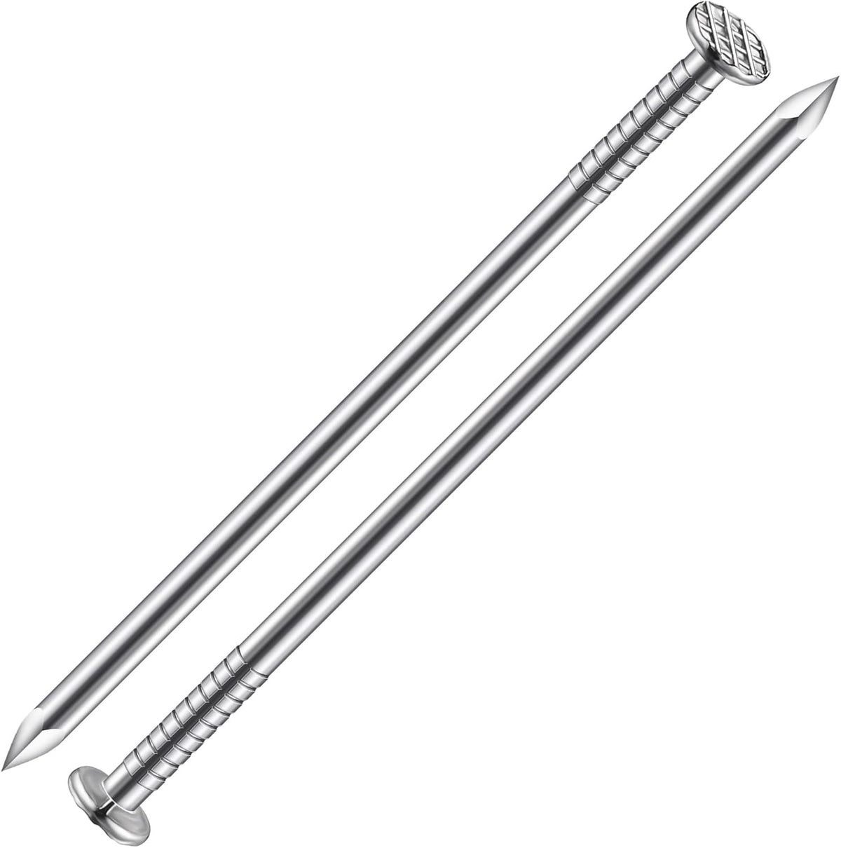 Wensilon 430pcs Stainless Steel 304 Nails Kit, Hanging Nails Kit, Wall Nails Kit, Dowels Kit, Long Nails Kit