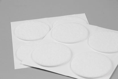Furndiy Felt Furniture Pads for Hardwood Floors, Self-Adhesive Felt Pad for Chairs & Seat Legs, Easy Slide, Anti Scratch, Noise Stopper, Bumper & Buffer, Floor Protection - Based in USA - 0.8'' Black