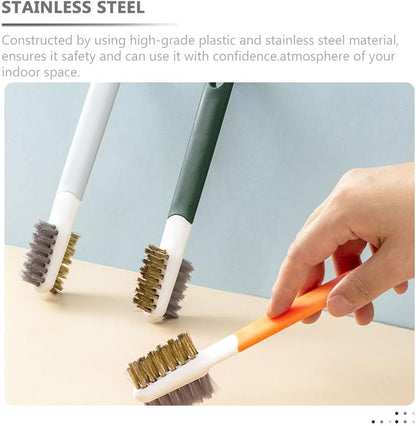Alipis 3pcs Brush for Gas Stove Double-end Kitchen Countertop Cleaner Lightweight Sturdy Design for Efficient Removal for Home and Restaurant Use