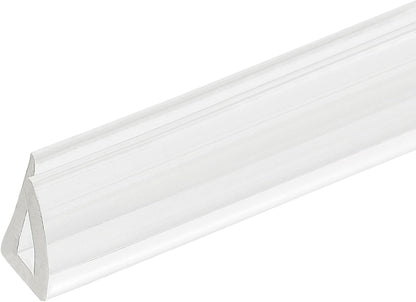 uxcell U Channel Edge Trim, 4.9ft Length Soft Rubber Guard Seal Strip Edge Protector Fit for 1-2mm Edge, (9/32" W x 5/32" H) Clear