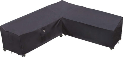 Patio Deck Box Cover, 63x30 Inch Fire Pit Covers with Straps and Handles, Waterproof Heavy Duty Outdoor Furniture Winter Cover for Keter, Suncast, Lifetime Container