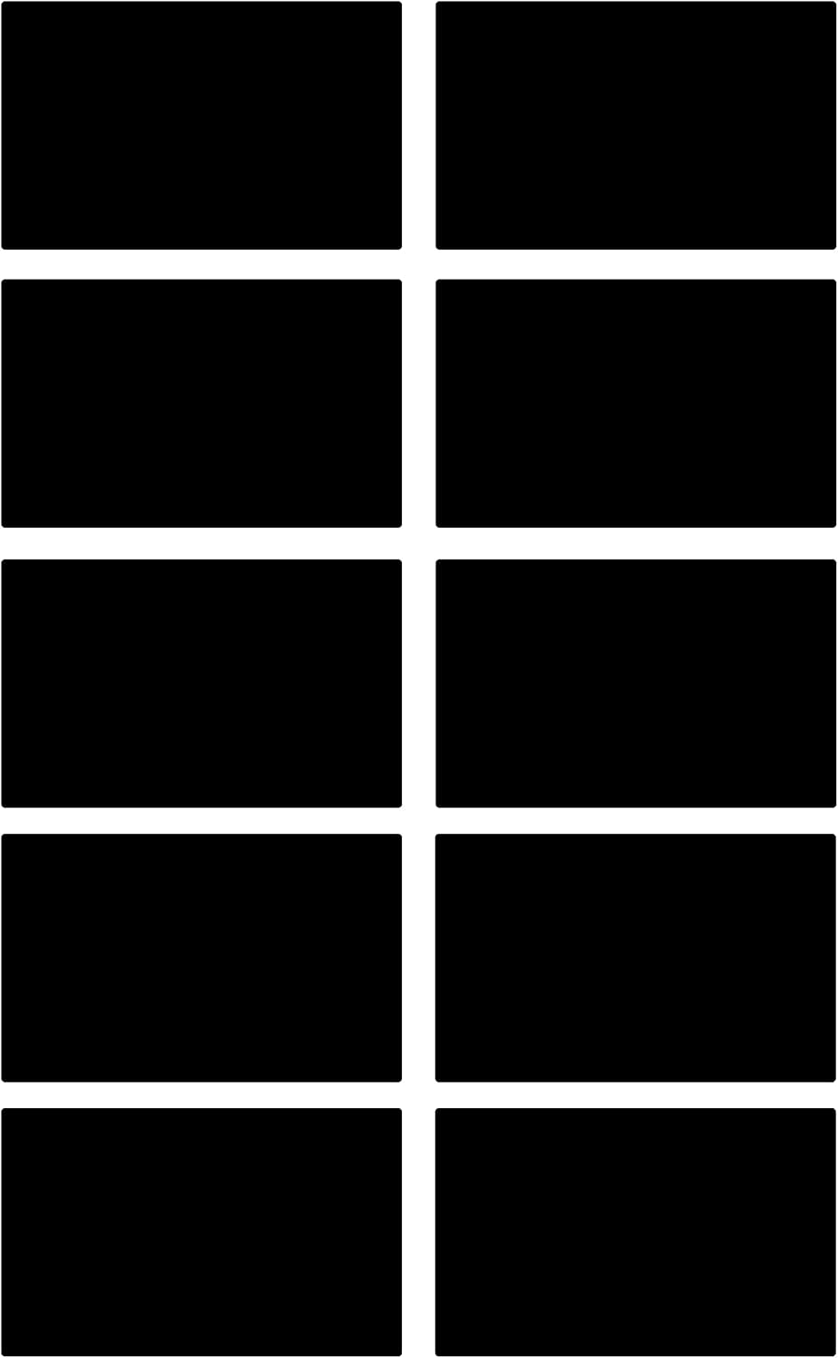 Royal Green Color Coded Label Self Adhesive Rectangular Stickers Labels to Write On 2x1.2 inch, 50 Pack (Neon Red)