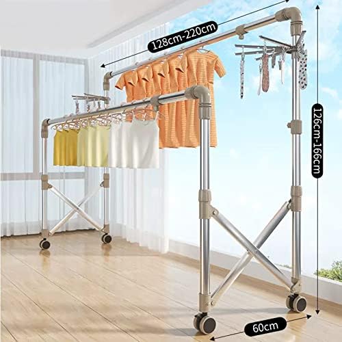 Foldable Portable Space Saving Clothes Drying Rack, Wall Mounted Clothes Rack, Clothes Drying Racks Outdoor,for Drying Cap, Face Mask, Socks, Towels, Underwear, Diapers