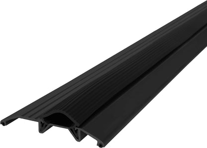 M-D Building Products 08102 3-3/4 in. x 3/4 in. x 36 in. Silver Aluminum and Vinyl Heavy-Duty Low-Profile Threshold