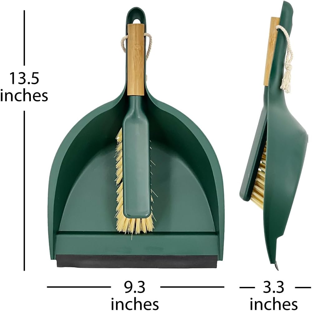 Pine-Sol Scrub Brush Set - Long Handle Cleaning Brushes with Heavy Duty Bristles and Comfort Grip - Scrubbers for Kitchen, Household, and Dishwashing, 2 Pieces
