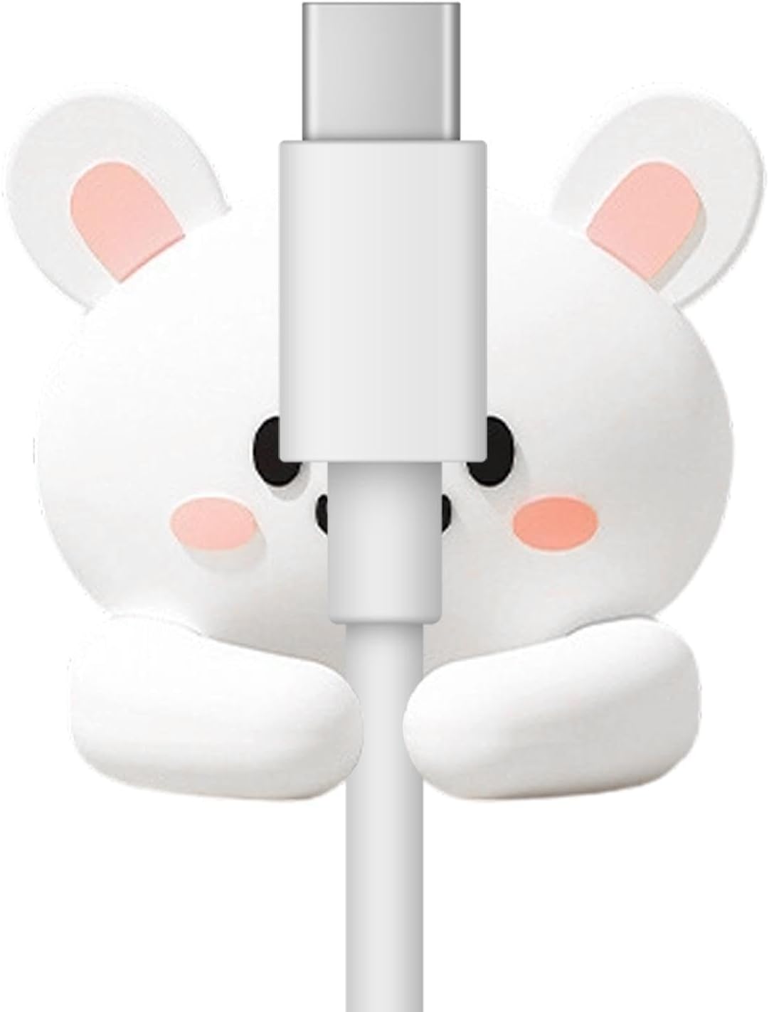 Silicone Cable Organizer Capybara Adhesive Clip | Fit Diameter Under 6mm Cable No-Drill Silicone Cord Organizer for USB Extension, Appliance, Computer, Phone, Wall, Home,