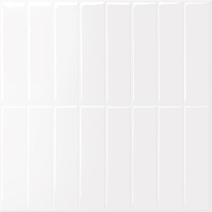 MORCART Peel and Stick Backsplash, 10 Sheets of 11.8"x11.8" - 3D Adhesive Waterproof Wall Tiles for Kitchen, Bathroom, Living Room, Subway Tiles, Gray-Apricot