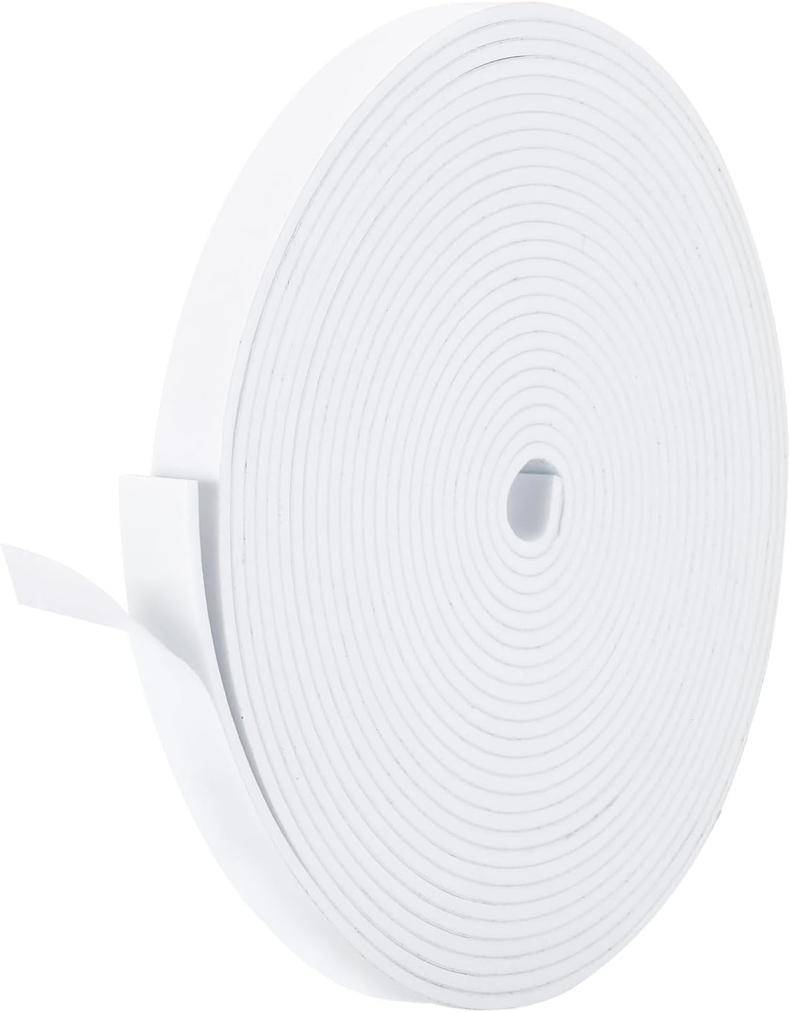 PATIKIL Weather Stripping Door Seal Strip, 3/8 Inch x 1/4 Inch x 32 Ft Self Adhesive Soundproof High Density Foam Tape Insulation for Door Window Air Conditioning, White - Colors A