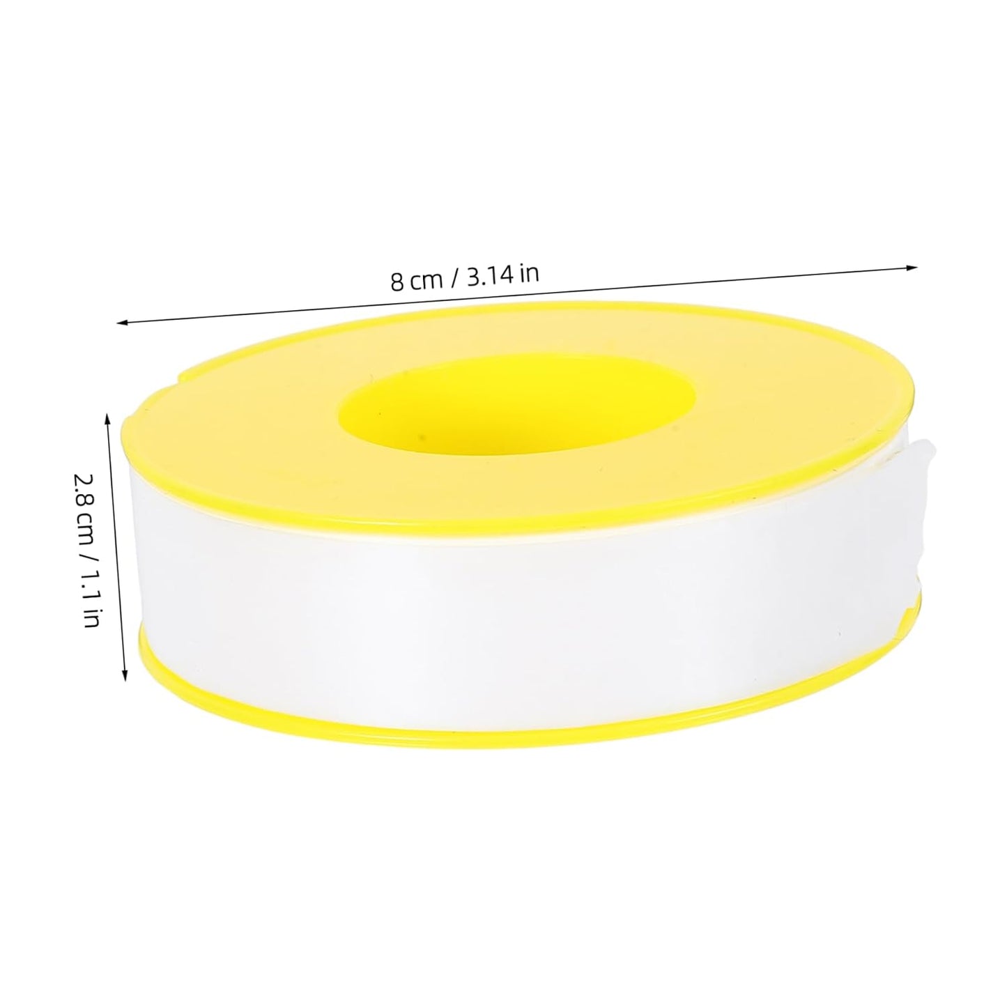 ORFOFE 1roll High-Density Thread Seal Tape PTFE Plumber Tape for Leak Sealing Pipes Easy to Cut and Install Suitable for Home and Industrial Plumbing Applications