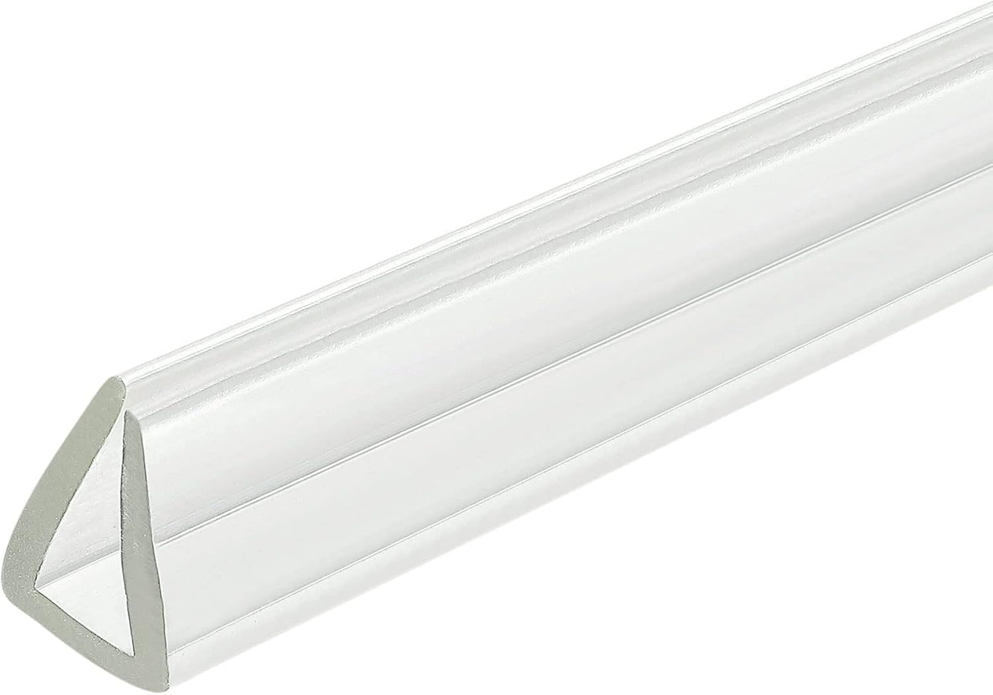 uxcell U Channel Edge Trim, 4.9ft Length Soft Rubber Guard Seal Strip Edge Protector Fit for 1-2mm Edge, (9/32" W x 5/32" H) Clear