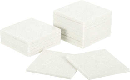 uxcell Furniture Pads, 16Pcs 2.5" - Square Self Adhesive Felt Furniture Pads, Floor Protectors for Furniture Feet Chairs Legs Hardwood Floors (Brown)