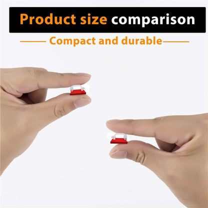 50pcs Cable Clips, Adhesive Cable Organizer Cord Holder, Durable Strong Cable Wire Management for Car, Office and Home (Transparent)