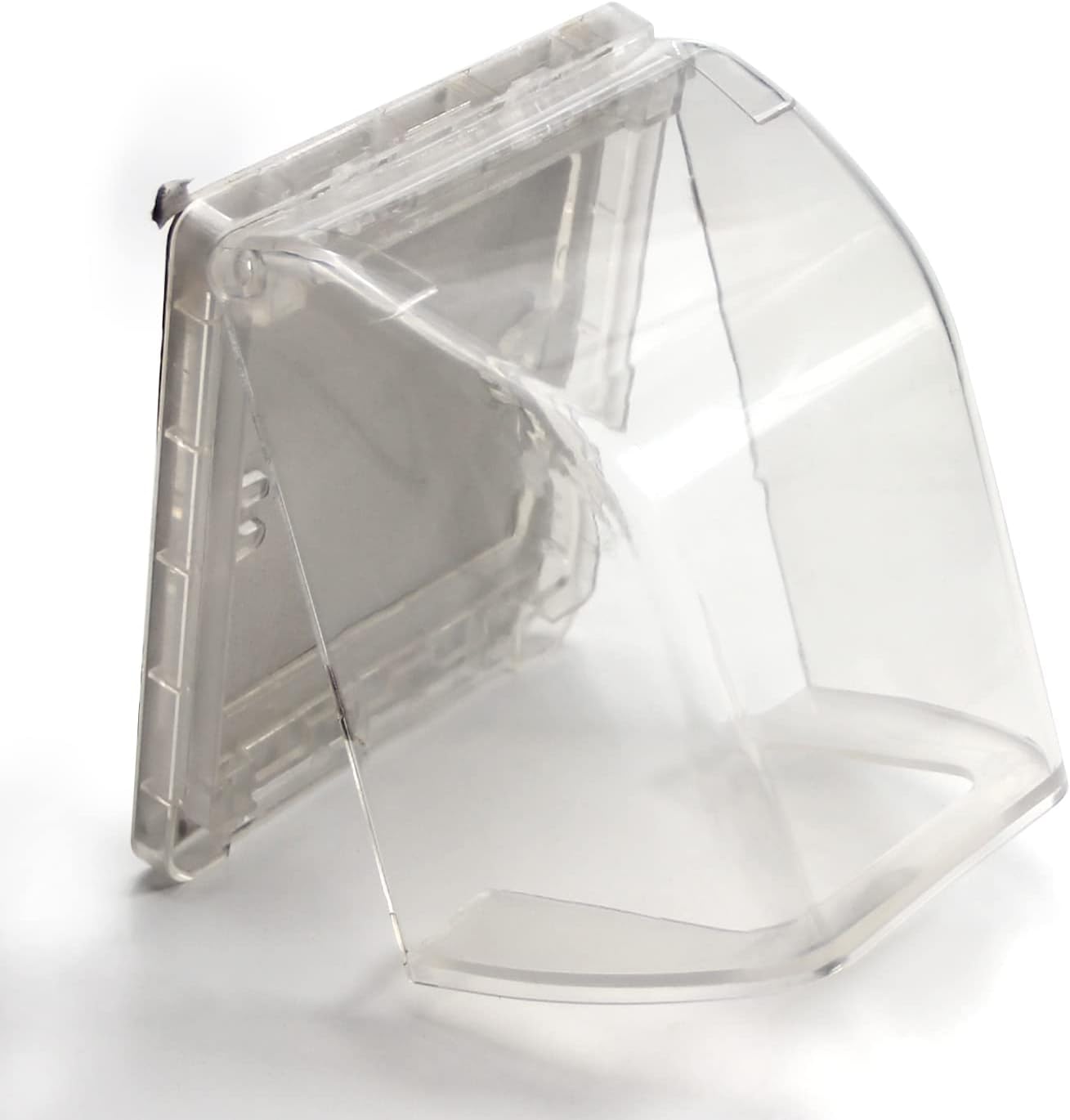 Fielect Weatherproof In Use Outdoor Outlet Cover 86Type Clear Electrical Outlet Cover Box 5" x 8.4" x 1.9"