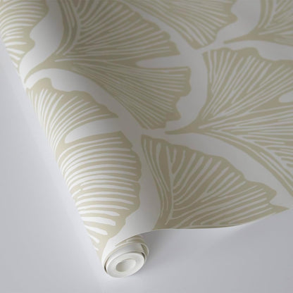 Tempaper x Novogratz Waverly Blue Feather Palm Removable Peel and Stick Wallpaper, 20.5 in X 16.5 ft, Made in The USA