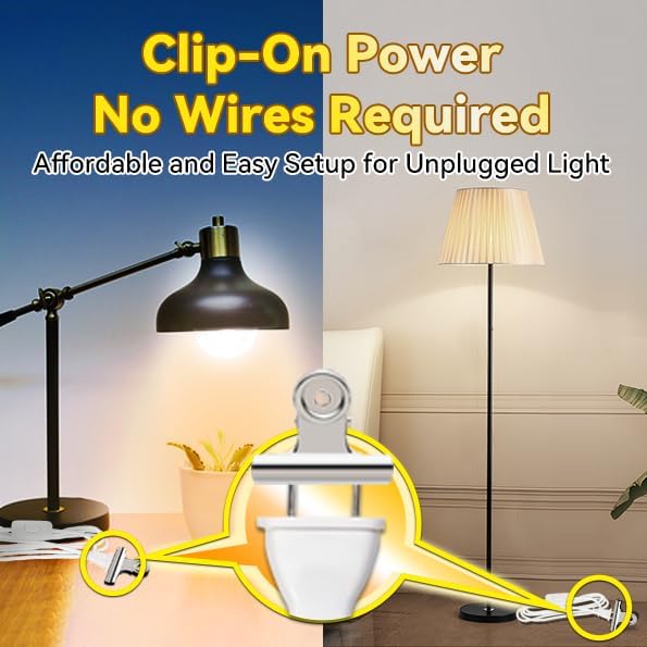 Neporal 4 Pack Emergency-Rechargeable-Light-Bulb, Stay Lights Up When Power Failure, 1500mAh 15W 80W Equivalent LED Light Bulbs for Home, Camping, Tent (E27, with Hook) (Daylight)