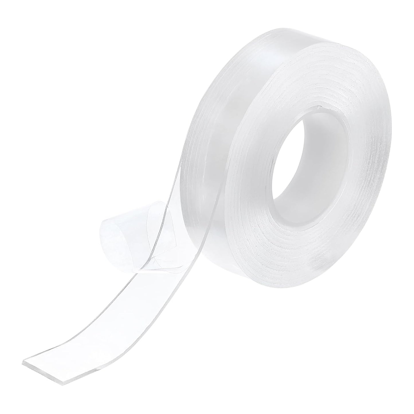 HARFINGTON Double Sided Nano Tape 10FT x 2" x 0.04" Multipurpose Removable Clear Mounting Tape Washable Waterproof Picture Hanging Adhesive Strips for Walls Carpets Posters Decor