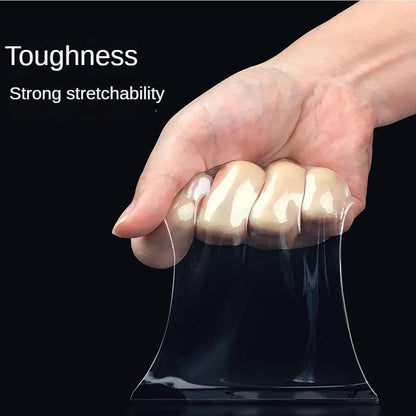 Double Sided Nano Tape Heavy Duty, Clear Removable Nano Tape, for Carpet Mats/Paste Items/Photos Frames/Craft Wall Mounting Multipurpose Adhesive Tape, Long: 9.84 ft (Wide:0.08'',Thickness:0.04'')