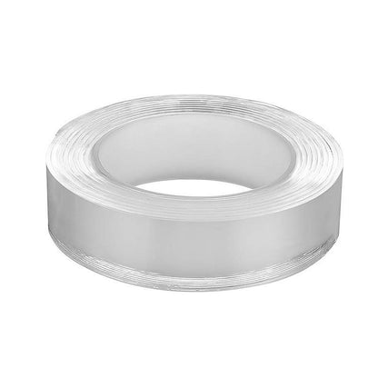 Magik 6.5-16.5ft Nano Magic Tape Double-Sided Trackless Washable Invisible Gel 2-5m (2 Meter/6.56 Feet)