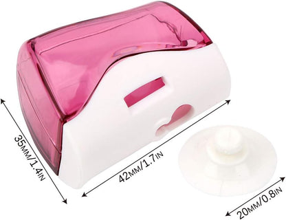 Toothbrush Holder Case with Suction Cup, 3 Pcs Wall Toothbrush Holder with Cover Case, Bathroom Toothbrush Holder for Kids and Adult