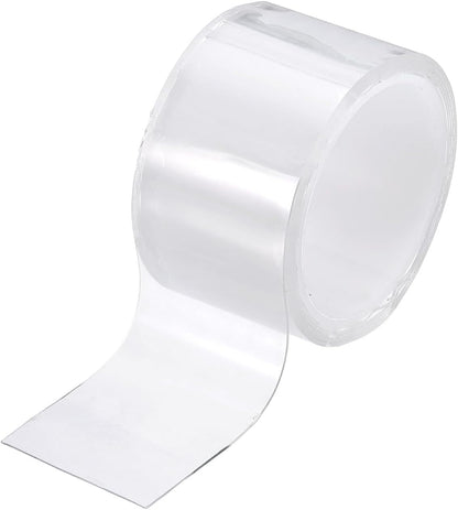 PATIKIL Clear Edge Protector Strip, 0.8 in x 9.8 ft Table Edge Protector Self Adhesive Cabinet Soft Corner Guard for Furniture Countertop Kitchen Wall Window