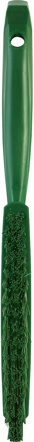Vikan 13/16 in W Scrub Brush, Stiff, 11 51/64 in L Handle, 5 51/64 in L Brush, Blue, Plastic 41953-1 Each
