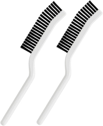 Amosfun 4pcs Hard Bristle Crevice Cleaning Brush 8.2" Gap Cleaning Tool for Kitchen Bathroom Window Tracks and Narrow Spaces