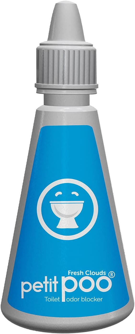 All Natural Toilet Odor Drops, Eliminator Deodorizer, Odor Blocker Liquid, Air Freshener - Travel Dropper personal Bottle, Strawberry