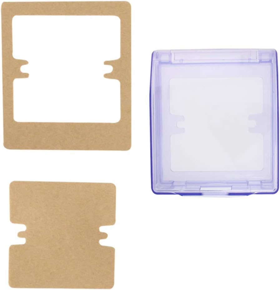 Heyiarbeit Weatherproof Cover Plug in Use Outlet Receptacle Protector 3.86"x4.33"x1.69"(LxWxH) for Retrofit Siding Construction 86 Type White 1Pcs